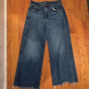 Veronica Beard Blue Wide-Leg Jeans